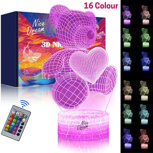 Led illusion night light - led,