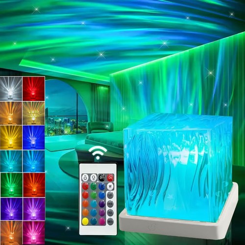Aurora projector lamp cube - lamp,