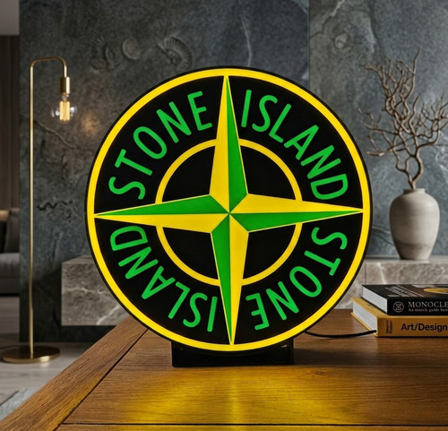 Stone led light - stone, sign