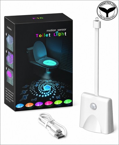 Led toilet bathroom night - bathroom,