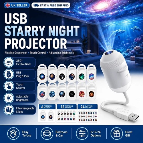 Galaxy projector night - 2-in-1,