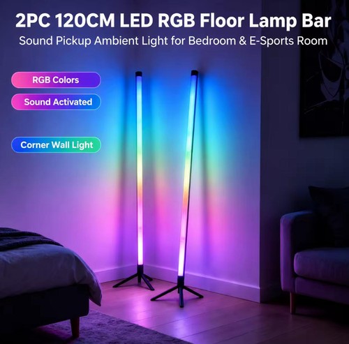 2pcs rgb floor - 2pcs, corner