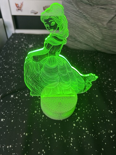 Princess lamp colour change - princess,
