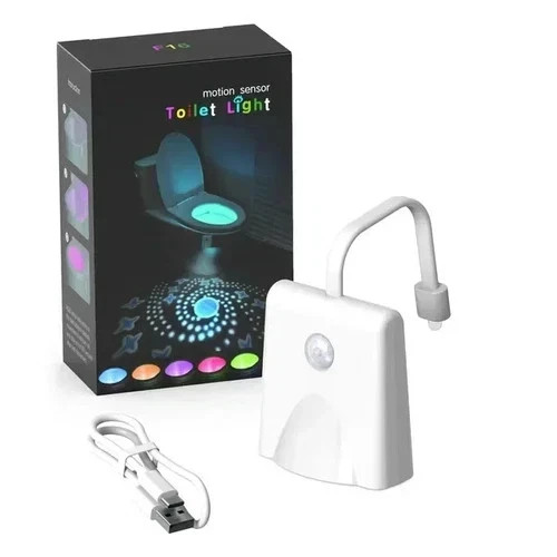 Rechargeable toilet bowl night - toilet,