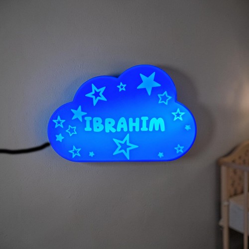Personalised name night light - name,