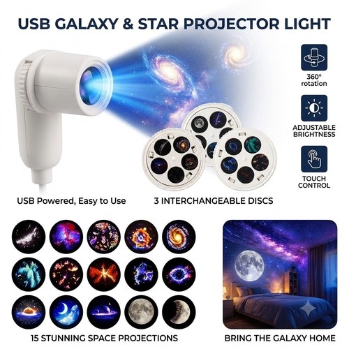 Galaxy star projector - galaxy,