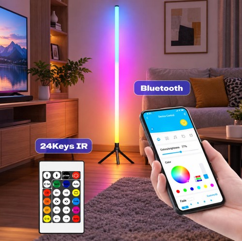 Tall floor rgb led lamp - floor,