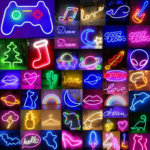 Usb battery led - neon, sign