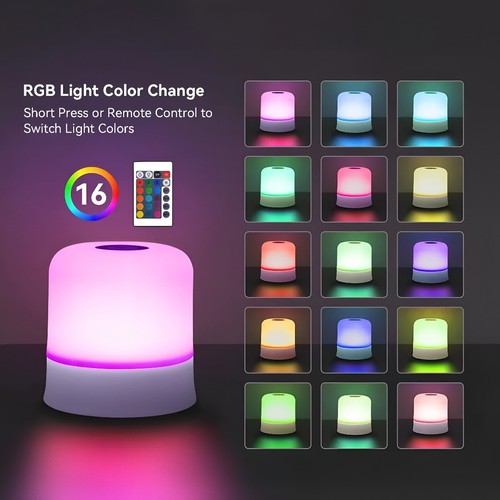 Night light led touch bedside - night,