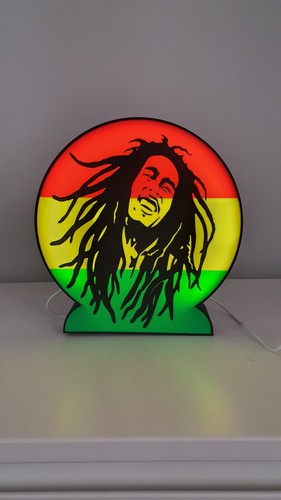 Bob marley reggae night lamp - marley,