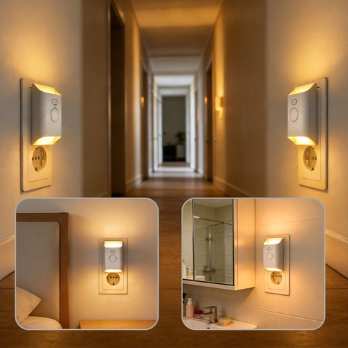 Plug night light led motion - plug,