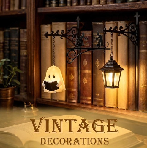 Vintage library lantern - vintage,