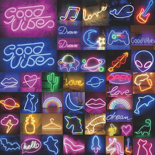 Usb battery led - neon, sign